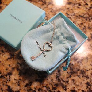 Tiffany & Co. Twist Heart Key Pendant